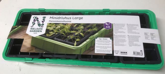 Hovedbilde MINIDRIVHUS Large 57x24cm m/potteinnsats