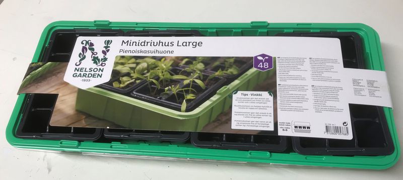 MINIDRIVHUS Large 57x24cm m/potteinnsats