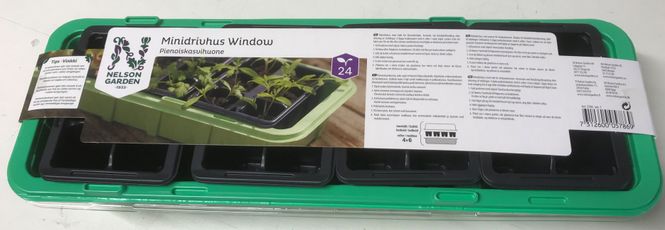Hovedbilde MINIDRIVHUS Window med 24 potter
