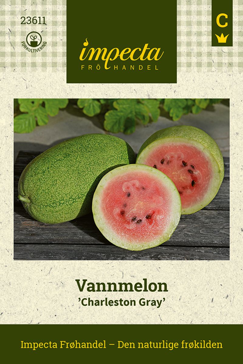 Vannmelon Charleston Gray