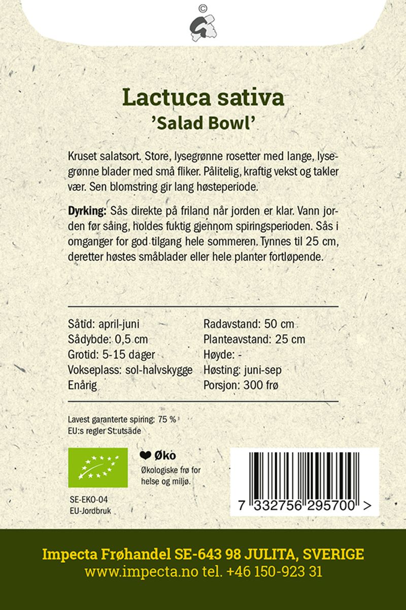 Plukksalat 'Salad Bowl'