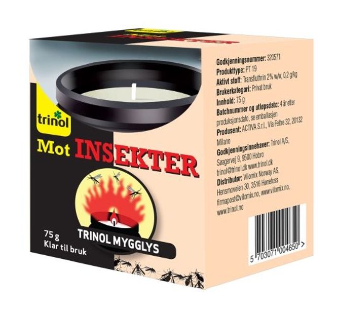 Hovedbilde TRINOL MYGGLYS 75 G
