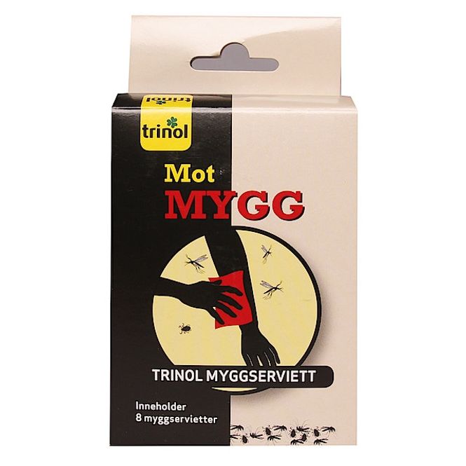 Hovedbilde TRINOL MYGGSERVIETT 8 STK