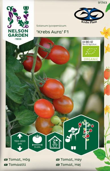 Hovedbilde Tomat Cherry. 'Krebs Aura' F1